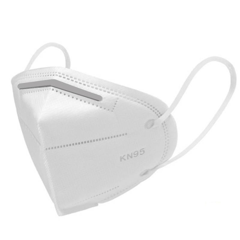 Kn95 Face Mask 5-pack, White - High Filtration Efficiency, Comfortable Fit