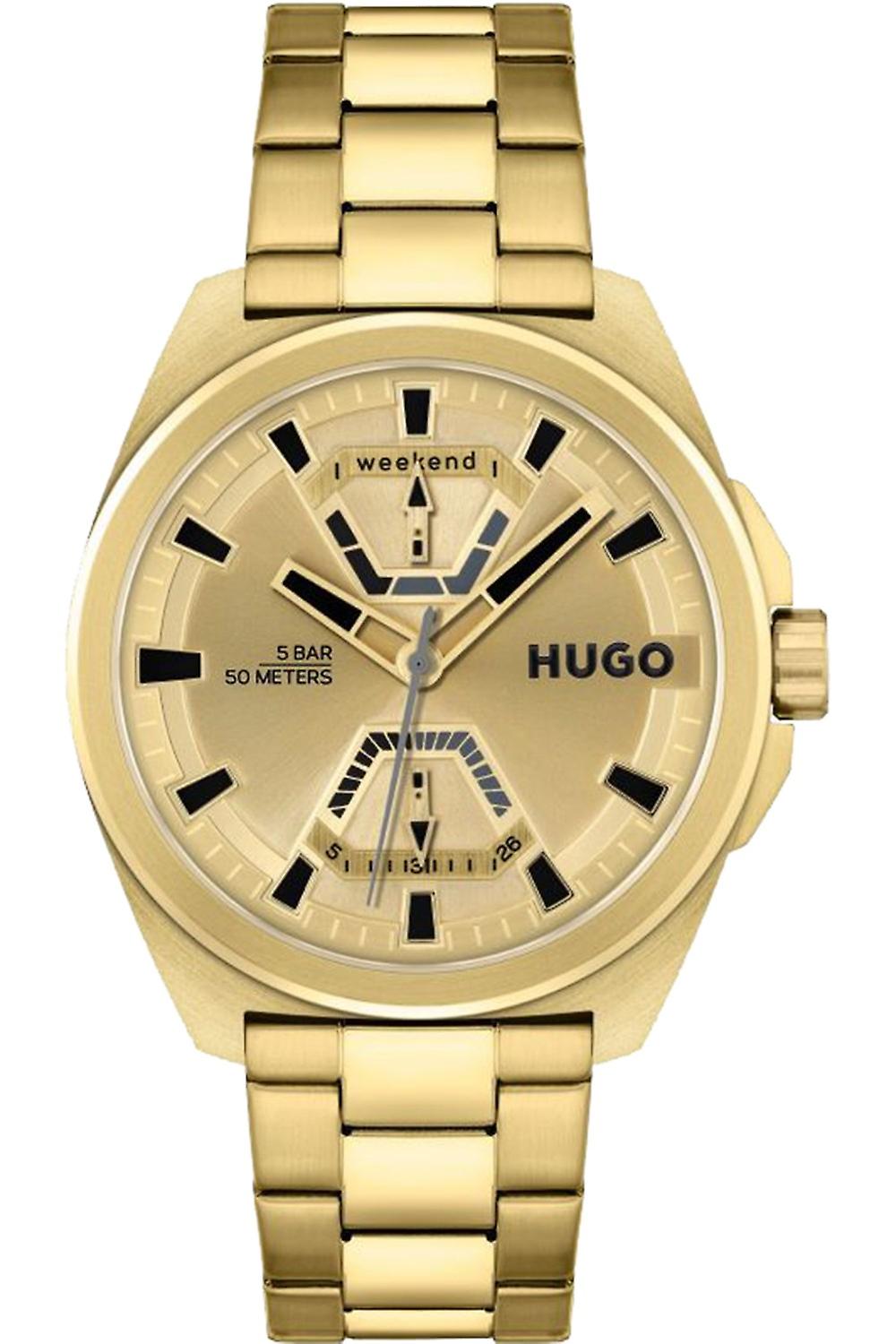 Montre ET Homme Acier Inoxydable Noir - Quartz Analogique - Neuve étiquetée