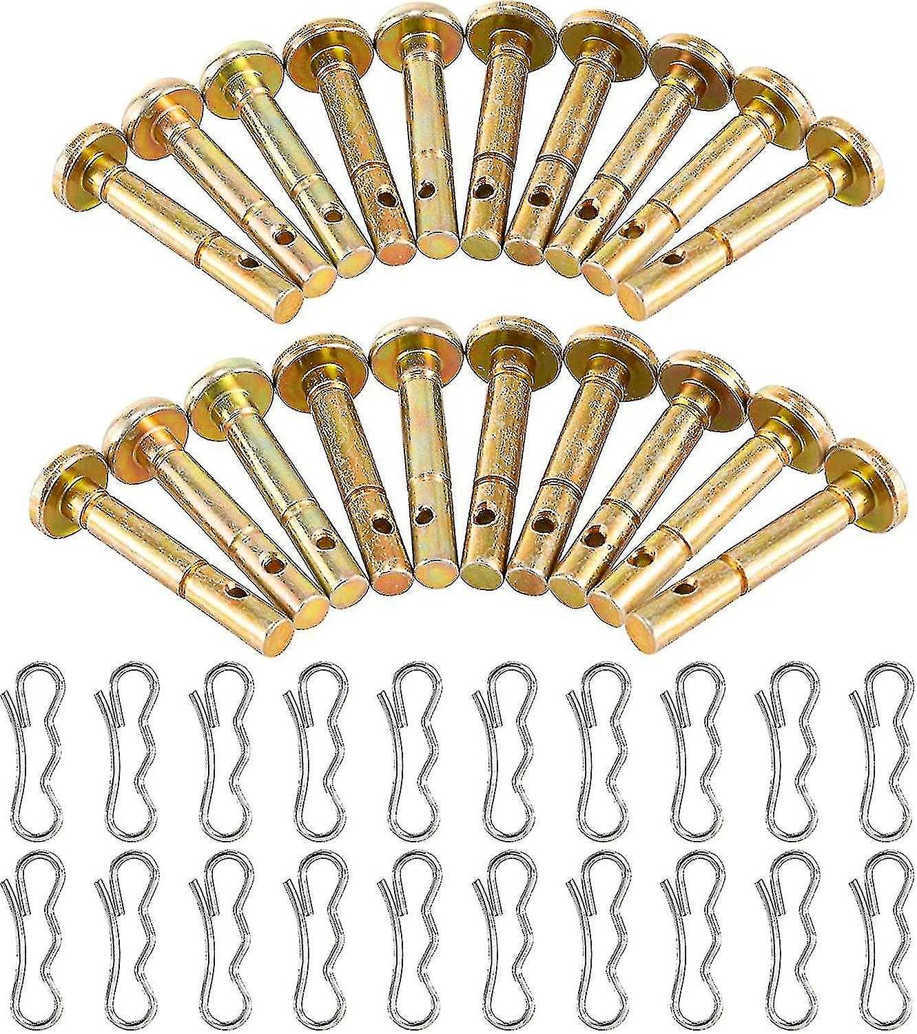 20 Shear Pins & 20 Cotter Pins for MTD, Craftsman, Cub Cadet, Troy Snow Blowers