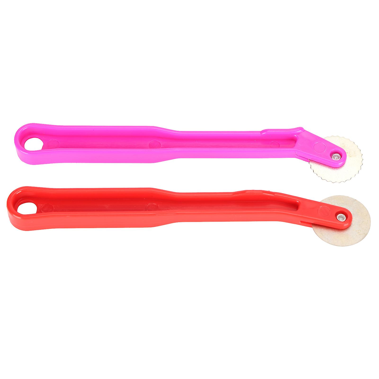 Tracing Wheel Smooth and Serrated Overstitch Marker for Sewing Patterns, Fabric Marking Tool for Delicate and Thick Materials