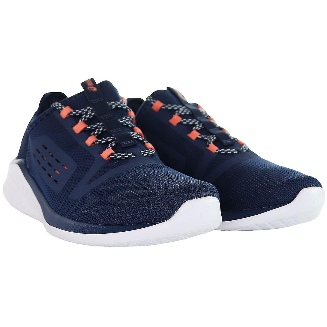 teruya Asics Fuze Tora Blue Lace Up Womens Running Trainers T883N 4949