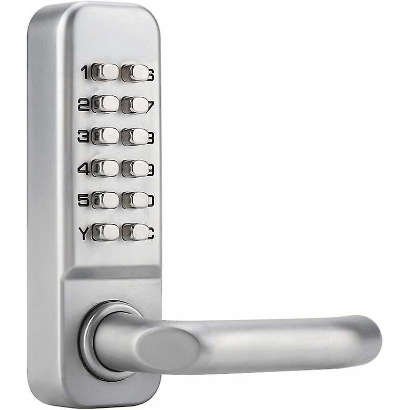 Waterproof Mechanical Code Lock, 1-11 Digit Code Combination Security Password Coded Lock Keyless Mechanical Combination Door Lock for Wooden Office D
