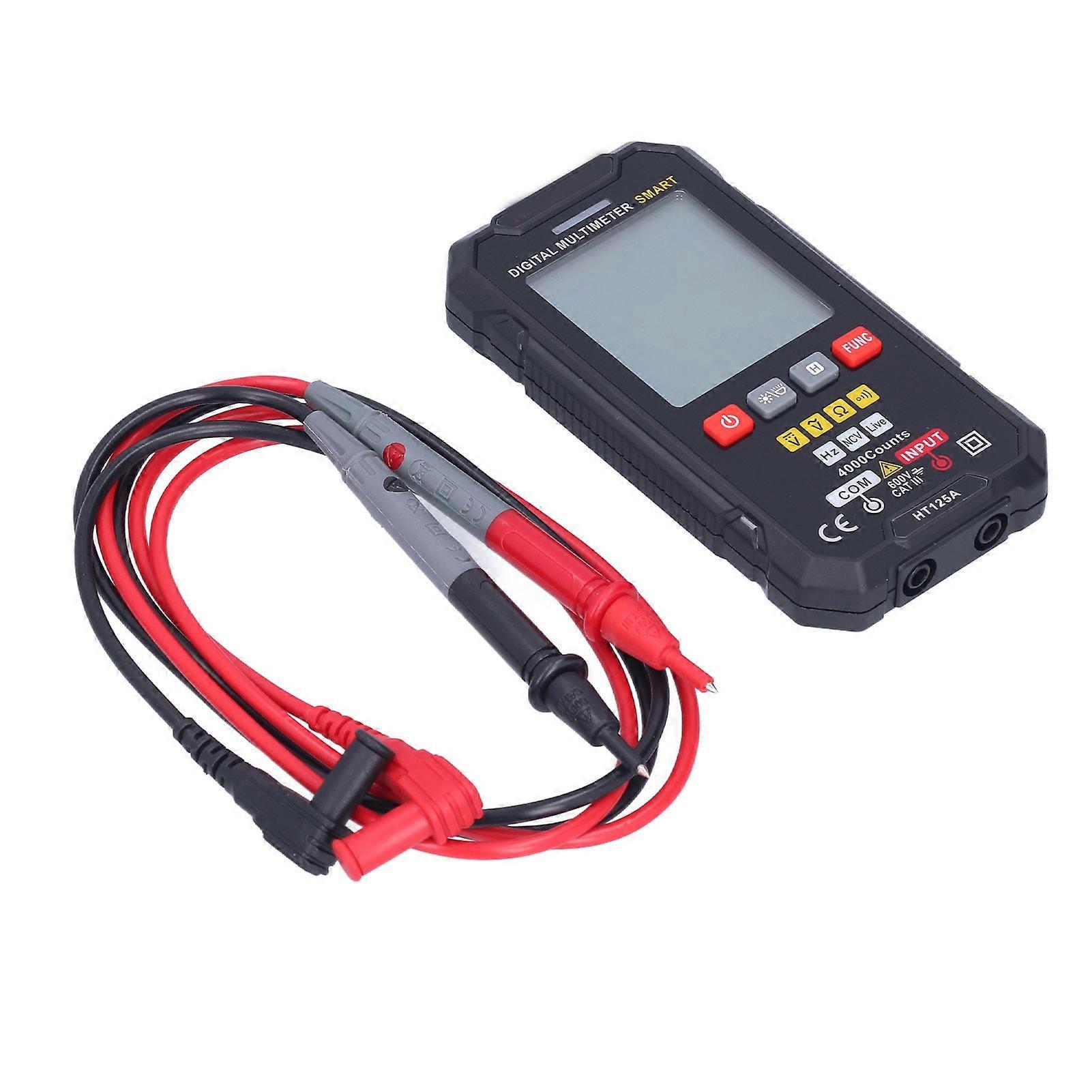 HT125A Multimeter Portable Digital Display Smart Voltage Meter for Industry Factory Home