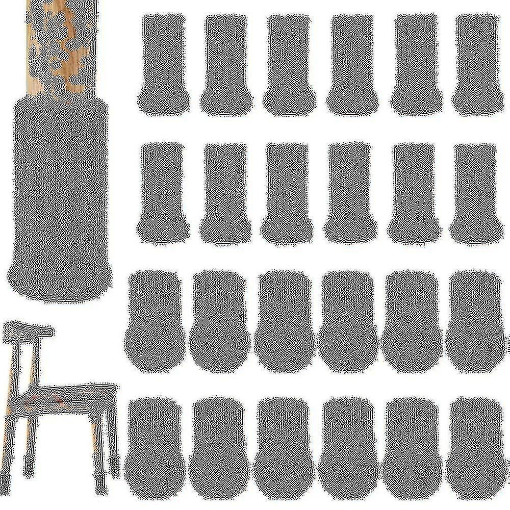 24 st stolsockor högelastiska möbelsockor halkfria stolsockor