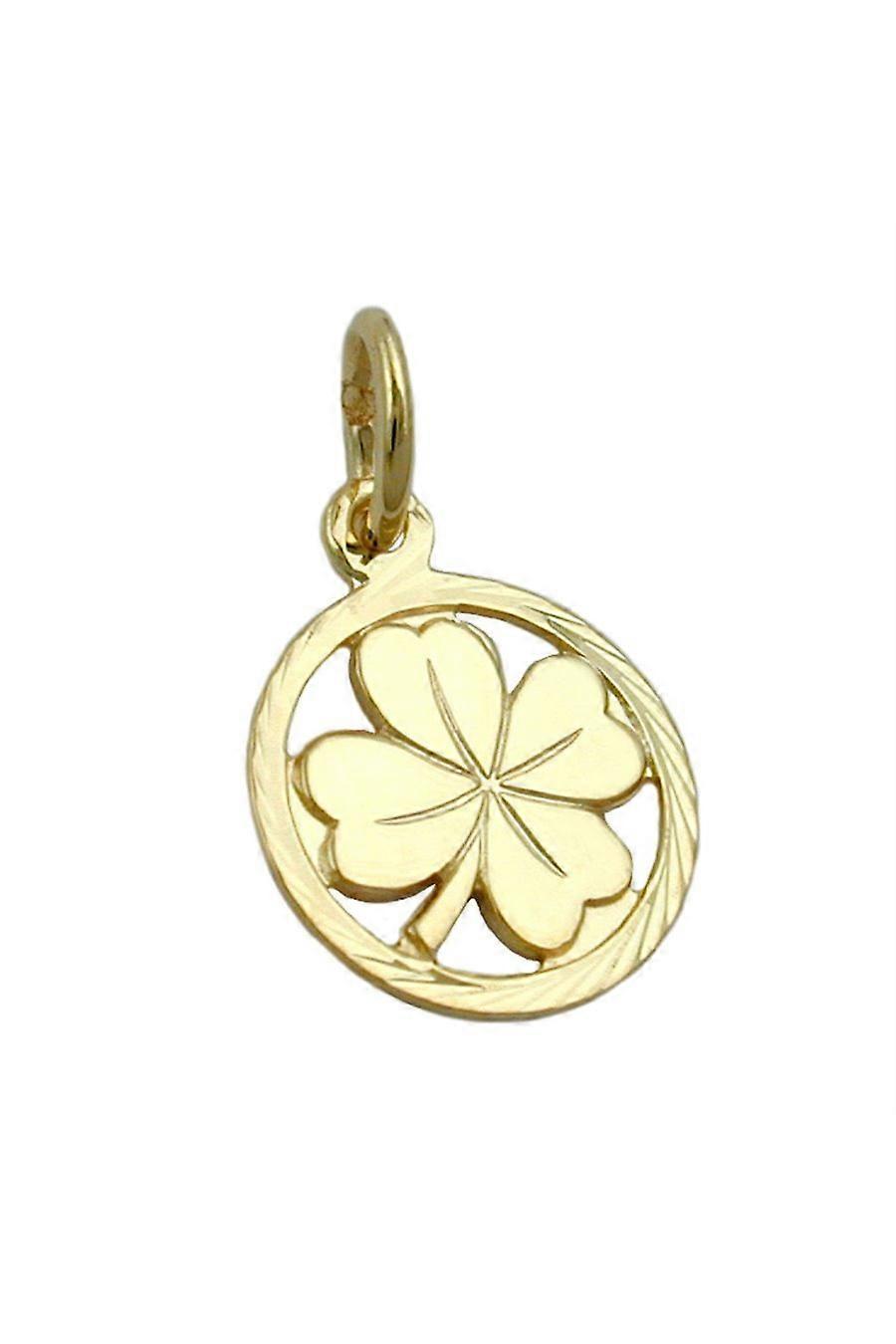 Pendant Clover Leaf 9k Gold - Gl430966