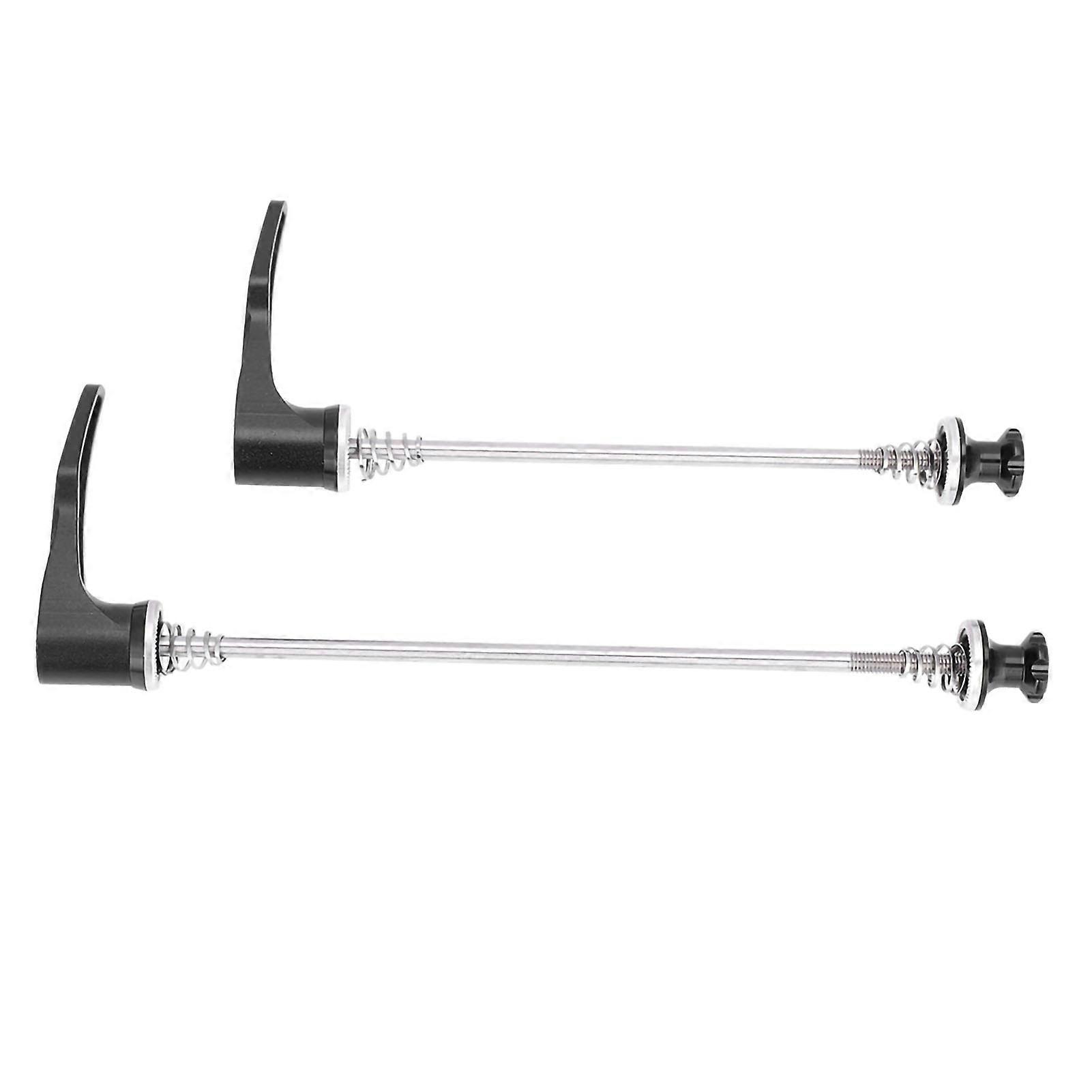 Axe en acier inoxydable CNC, brochettes en alliage pour vélo de route à dégagement rapide (noir 100/130)