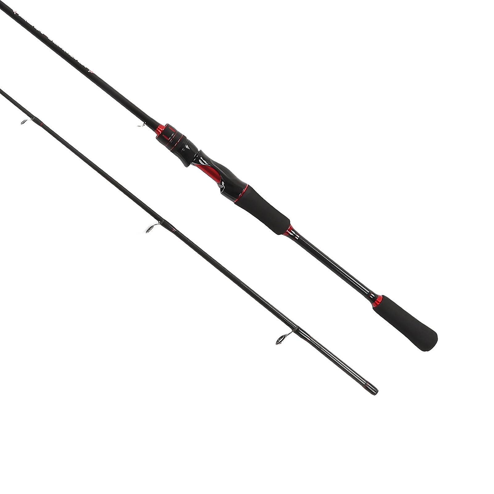 Fishing Tackle 1.8m Baitcaster Fishing Pole Carbon Main Body EVA Handle for Saltwater FreashwaterStraight Hanlde