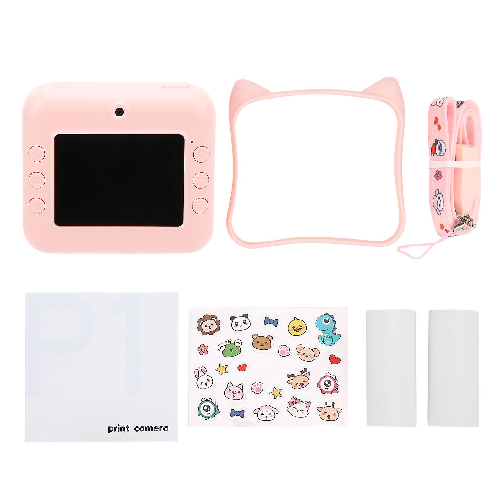 Kids Mini HD Digital Camera with Instant Printing - Perfect Gift for Creative Fun