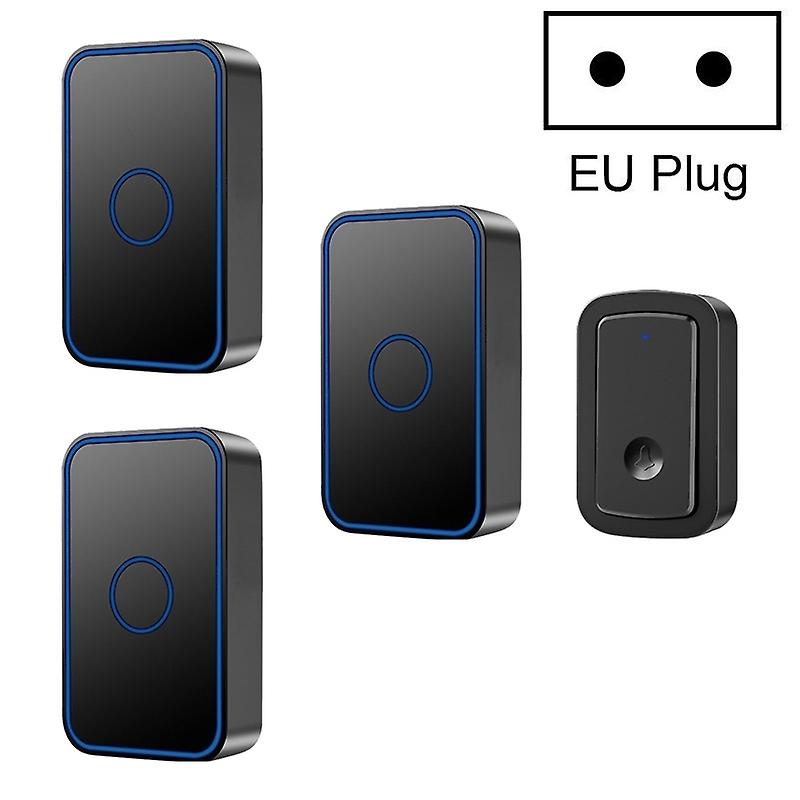 Smart Waterproof Electronic Doorbell 1 For 3 EU