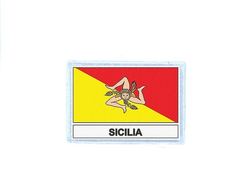 Ecusson patch badge prints Sicilian sicilian flag