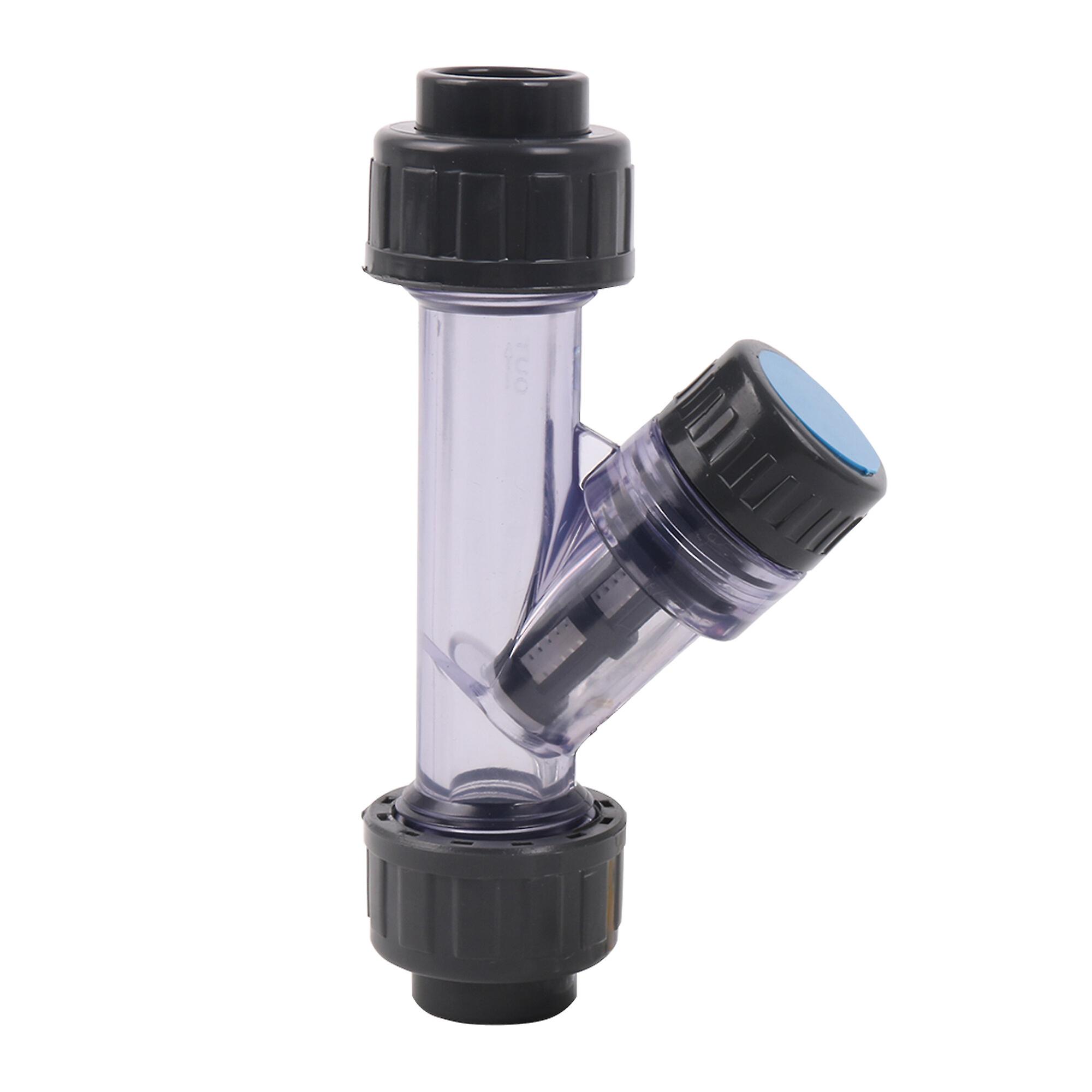 Plastic Y-Strainer 20 Mesh 0-1 MPa 145 psi for Water Oil DN15 1/2 Inch