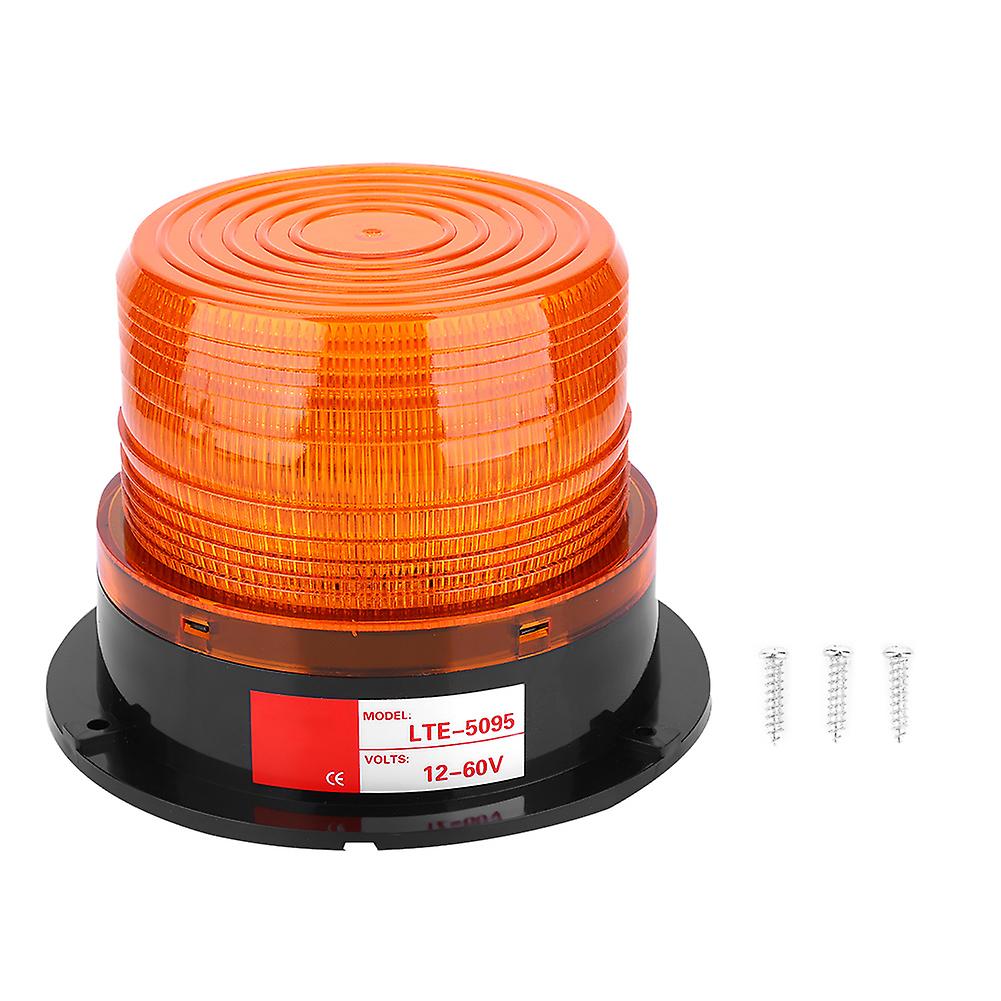 High Brightness Beacon Light Rotation Strobe Light 12~60V Yellow Warning Light