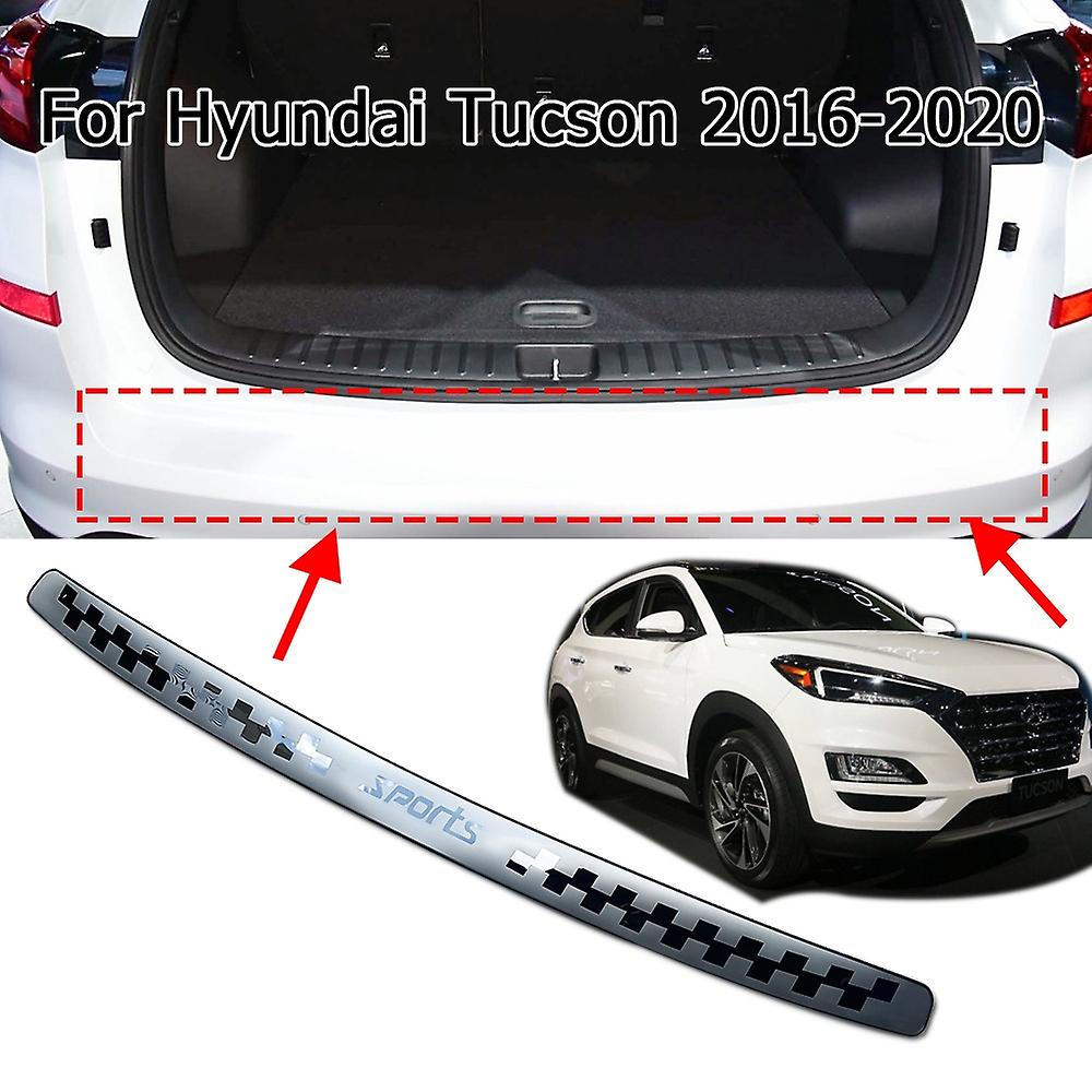 اكسسوارات السيارات الخلفي الجذع المصد لشركة هيونداي توكسون 2016-2024 حامي المصد الخلفي