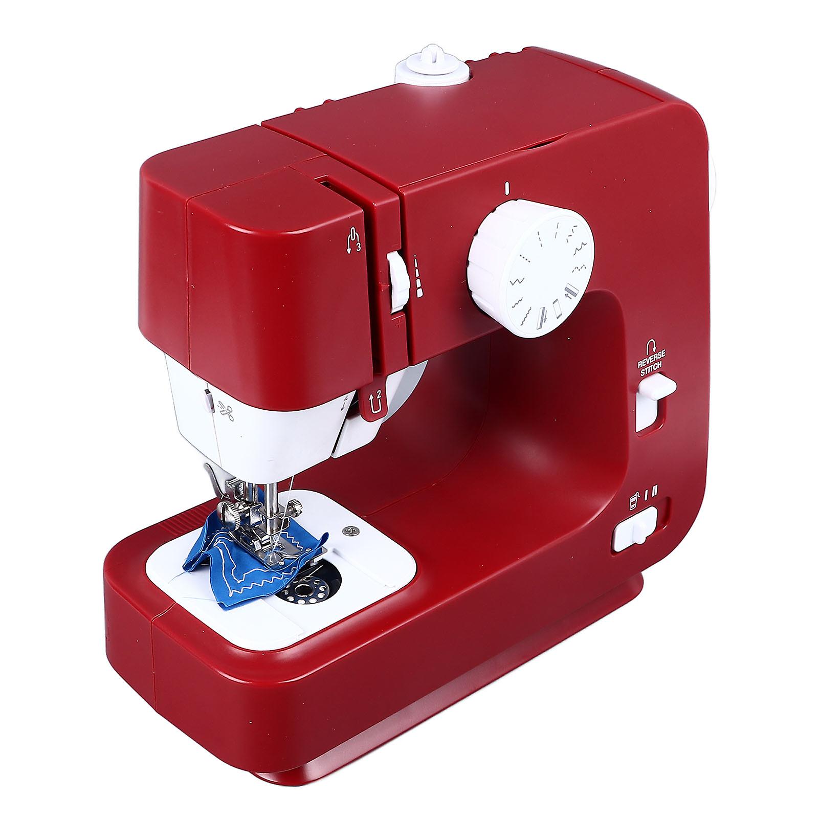 Beginner Sewing Machine 12 Preset Stitch Patterns Easy Operation Kids Sewing Machine with Accessories