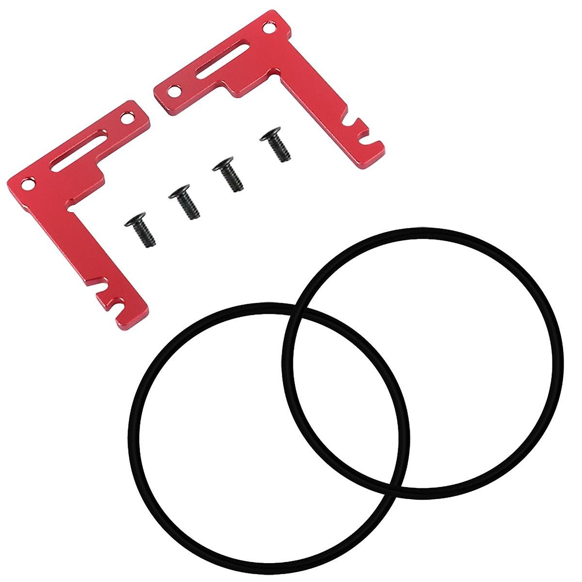 Metal Short Battery Holder Mount Set for TT02 TT02B RC Car Upgrade Parts Red