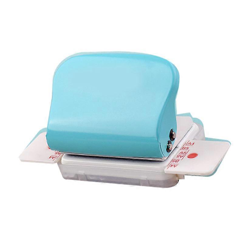 Mini Book Binding Machine Multiple Holes Fast Accurate Manual Coil Binding Machine for Office School Home Green