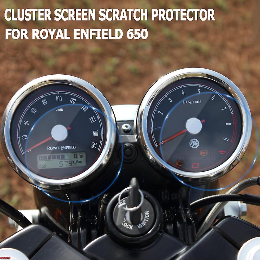 Instrument Protector Film For 650 Interceptor Continental Gt 2018 Clear Anti-glare Cluster Screen Scratch Tft Lcd