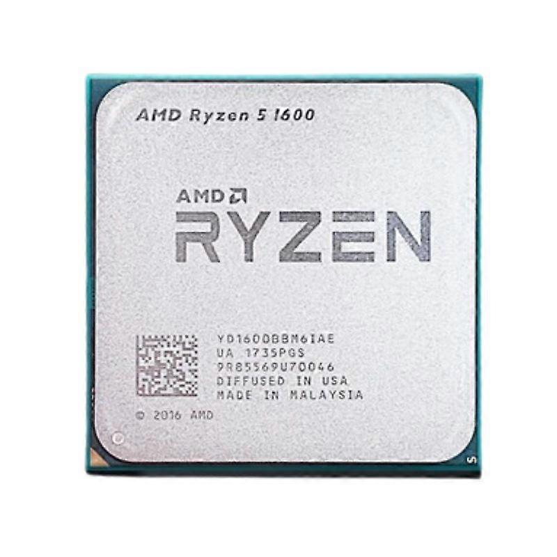 Ryzen 5 1600 CPU - Socket AM4 6 Cores 12 Threads 3.2 GHz 16MB L3 Cache 95W TDP.