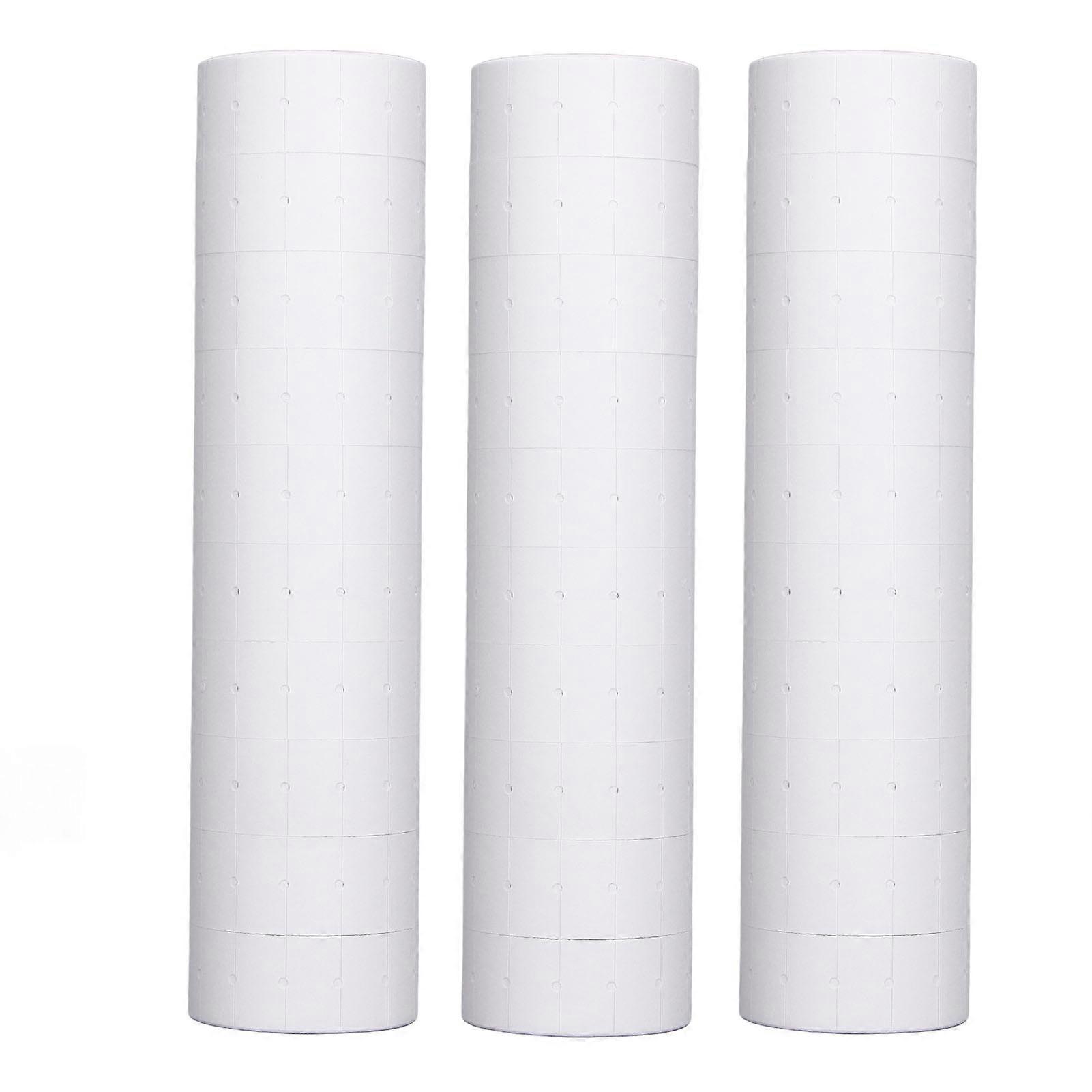 3 Tubes Pricing Label 15000pcs Single Row Price Gun Tag 21x12mm for M5500 MX5500 White