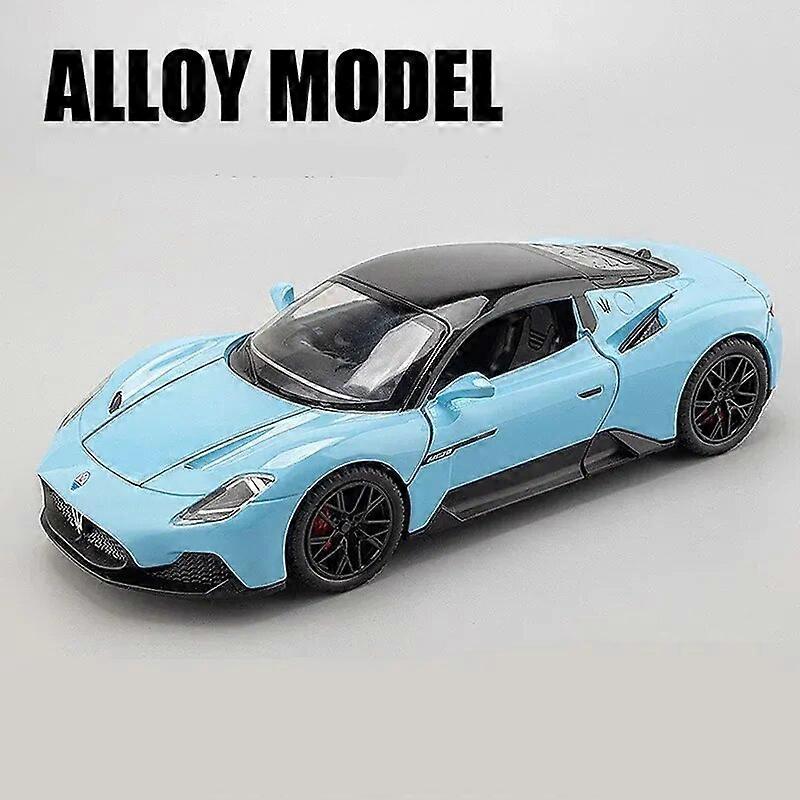 1:22マセラティMC20カブリオ合金スポーツカーモデルダイキャスト金属車両カーモデルサウンドとライトキッズおもちゃギフトおもちゃ車