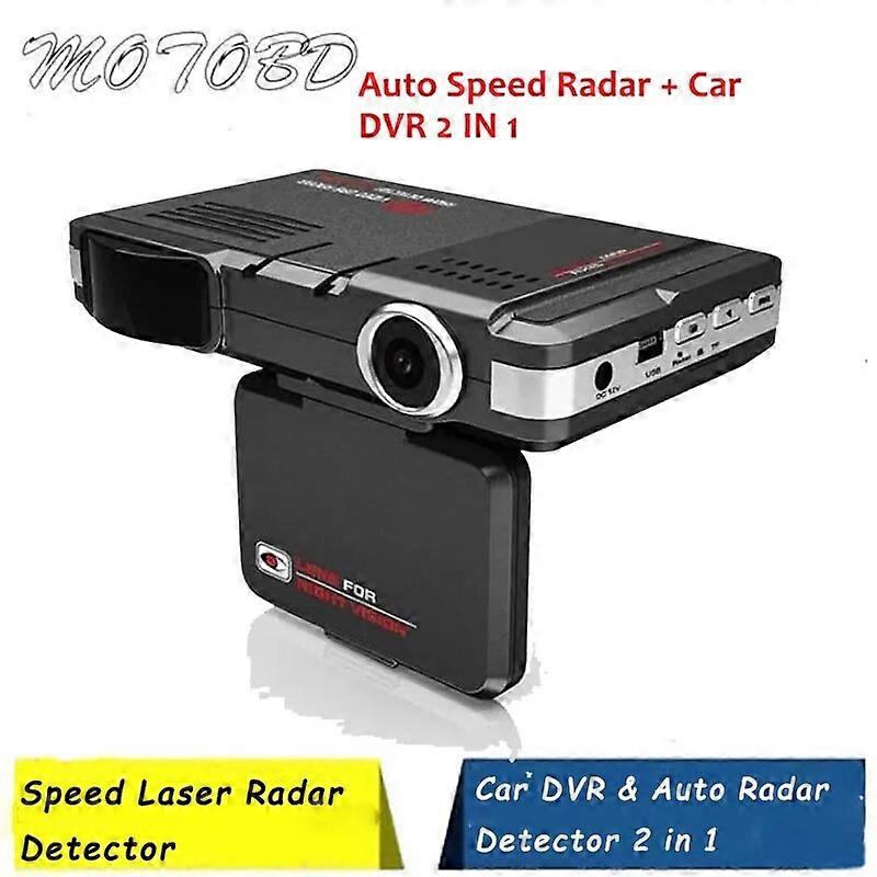 Black 720P 3 In 1 V10 Auto Speed Radar + 170 Degree Car DVR + GPS Russian English Optional ST1M296