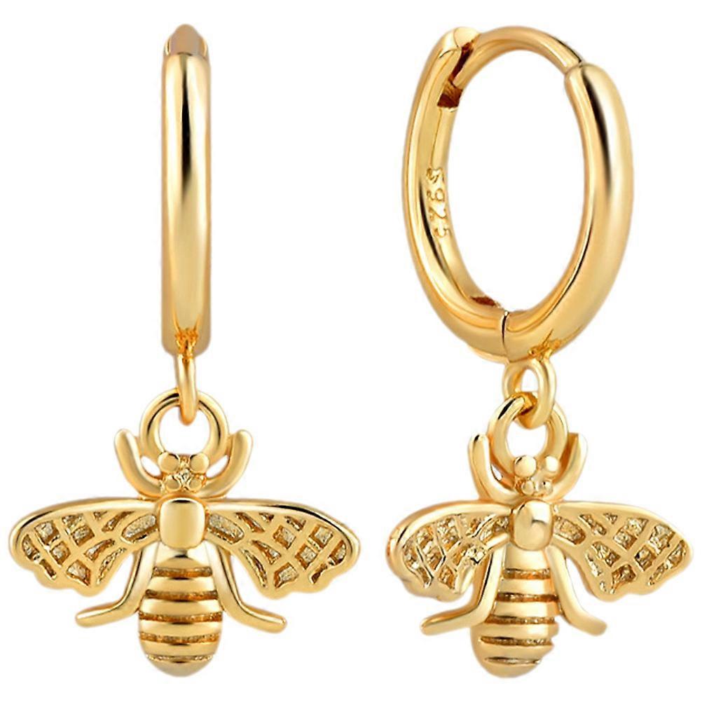 1 paire Dangle Bee Boucles d’oreilles Retro Bee Drop Boucles d’oreilles pendentif Bijoux d’oreille