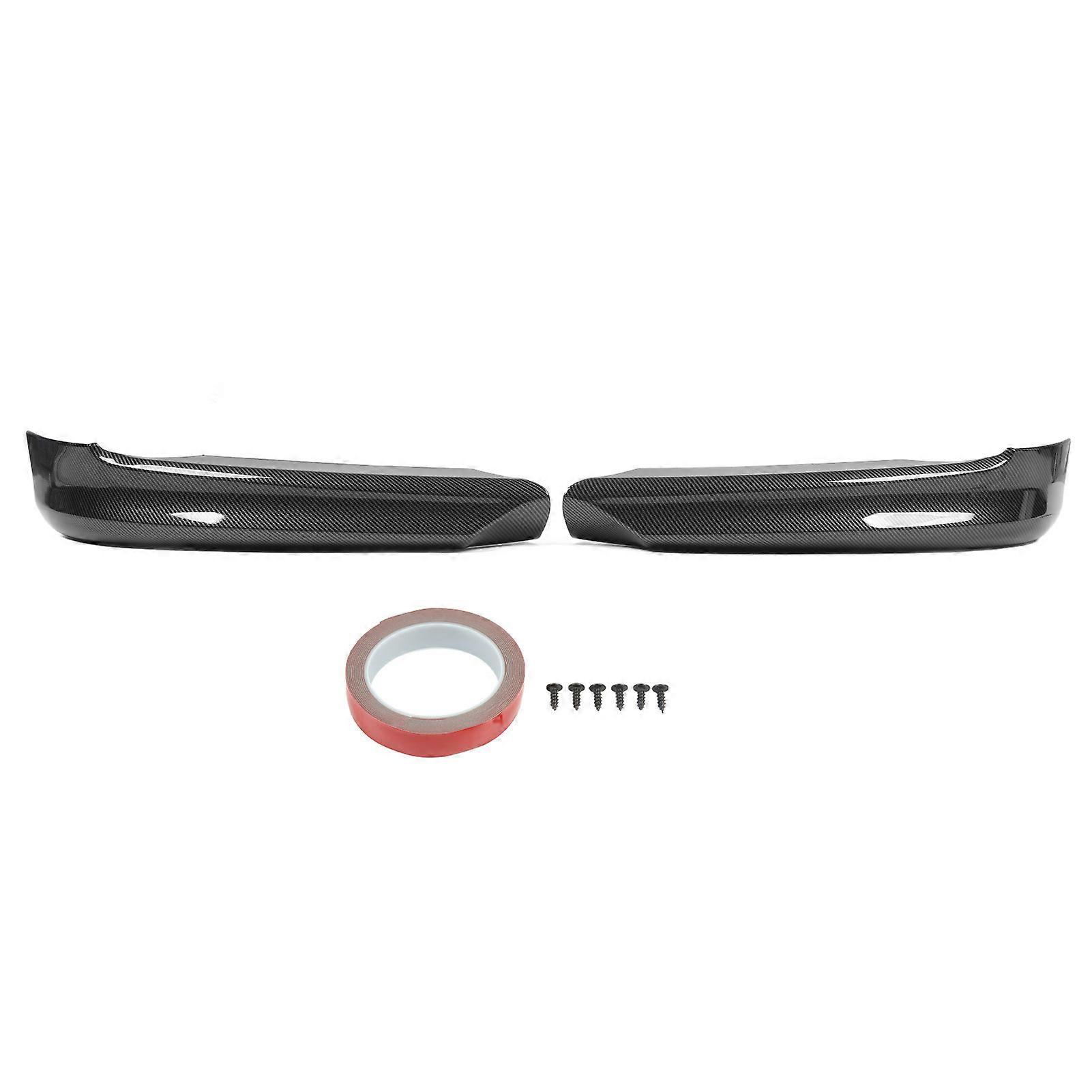 1 ζευγάρι μπροστινό προφυλακτήρα Spoiler Lip Aerodynamic Smooth Surface Fit για 3 Series E90 Sedan Pre; LCI 2005?2008 Στυλ ανθρακονημάτων