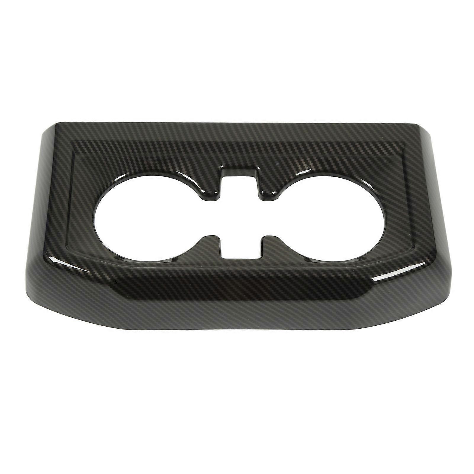 Center Console Rear Cup Holder Decoration Panel Frame Storage Cup Holder Panel Trim Replacement for Ford 2021+