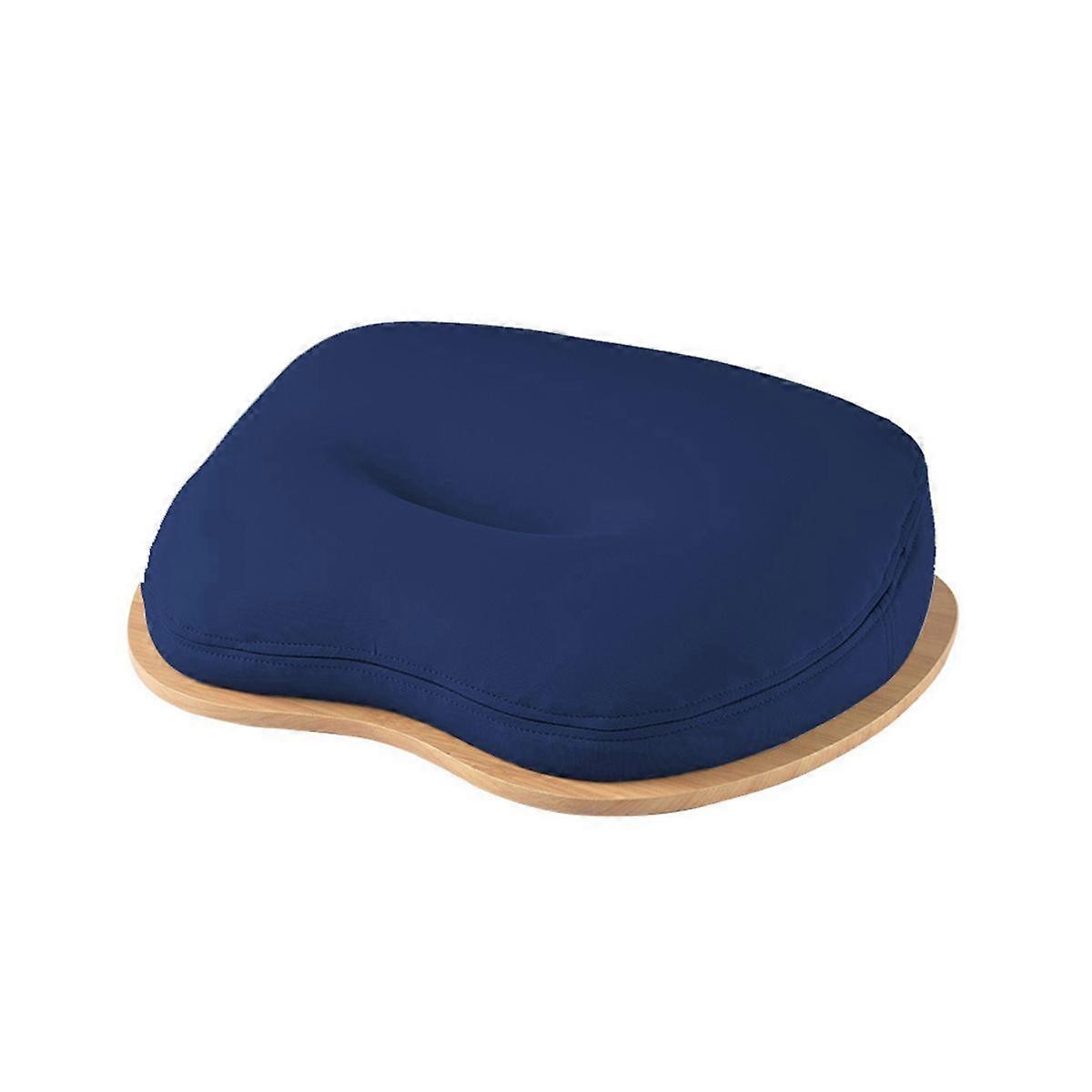 Lap Desk with Pillow Cushion Portable Bamboo Laptop Table Pillow Lap Desk Learning Desk for 14 Inch Computer Notebook D