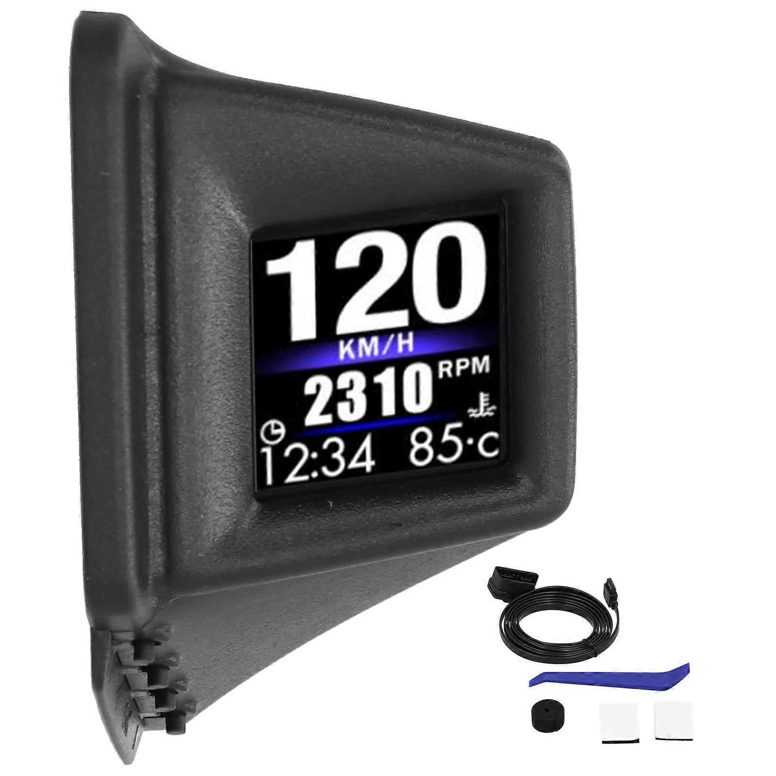 Head Up Display GPS Warning Guage Universal for Vehicles Complying with OBD II Standard