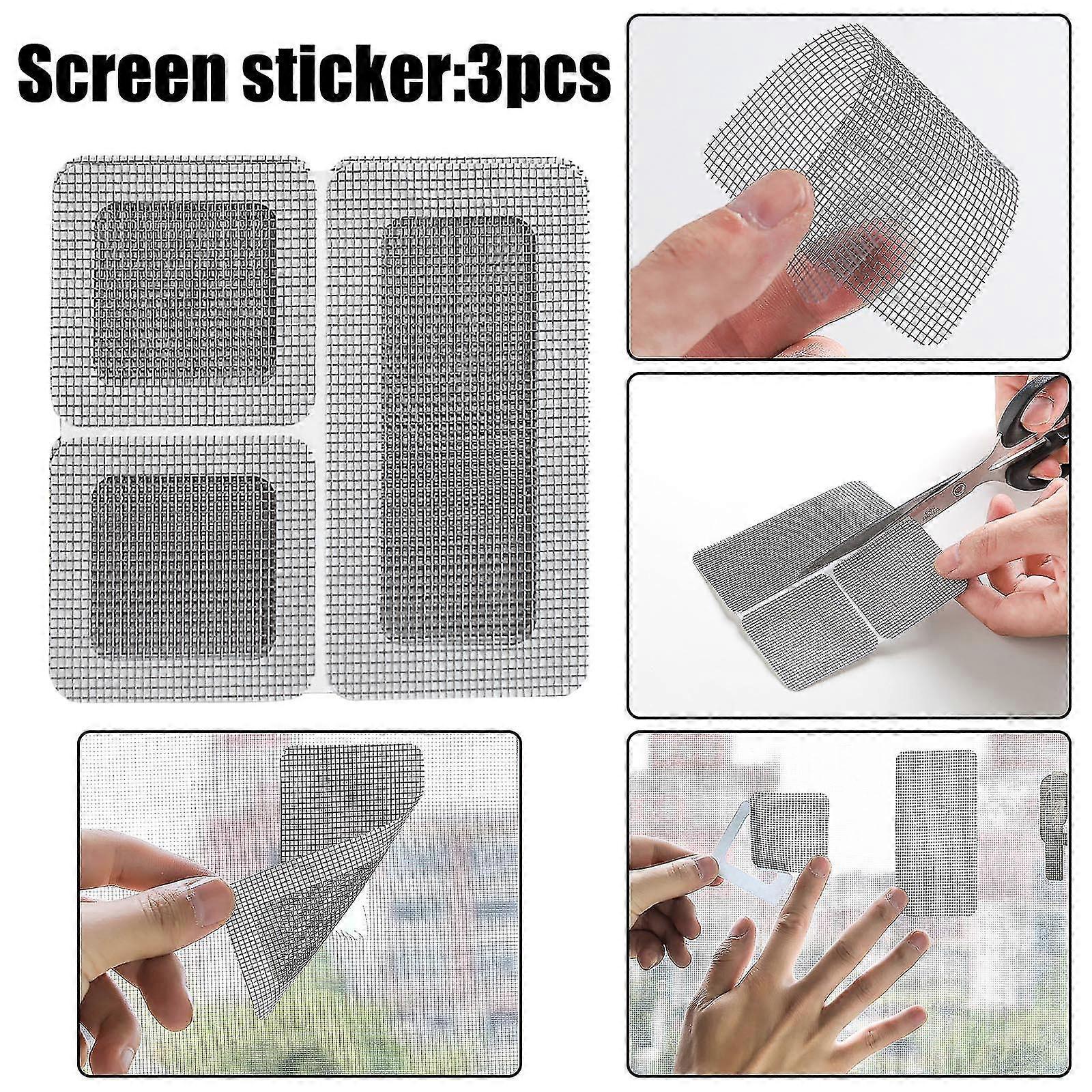 AntiInsect Fly Door Window Mosquito Screen Net Repair Tape Patch Adhesive Door Window Screen Repair Tape Screen Repair Sticker