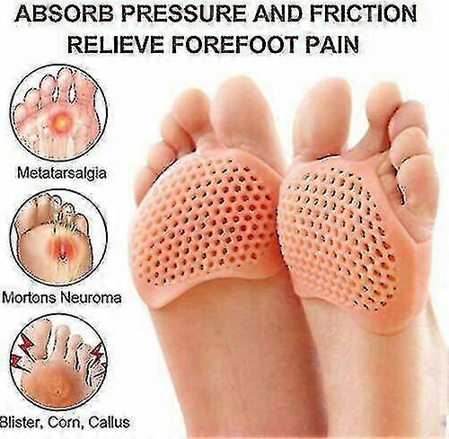 2×ゲル中足骨痛ボール足の痛みクッションパッドインソール