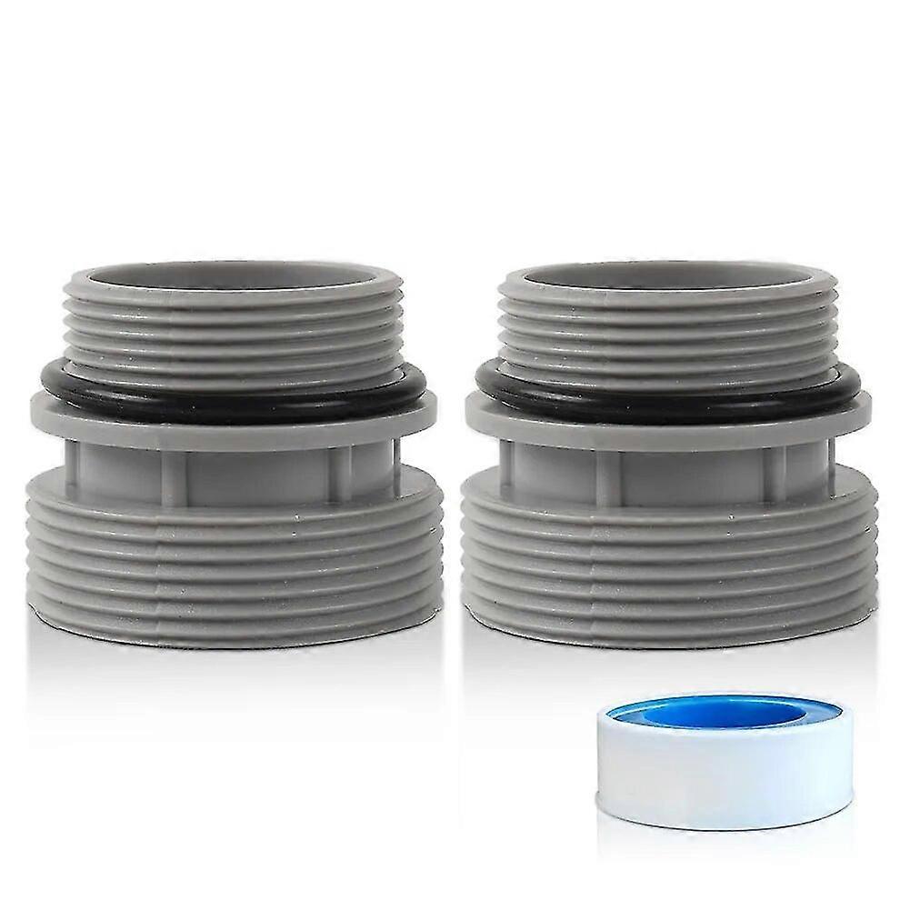 40mm To 1 1/2 Filter Hose Conversion Kit - Above Ground Pool Adapter Connects Swimming Pool Hose Adapter Connection Nozzle