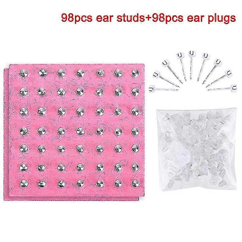 Profesjonalny pistolet do przekłuwania z 98pcs Ear Studs Tools Kit Ear Helix Lobe Piercing