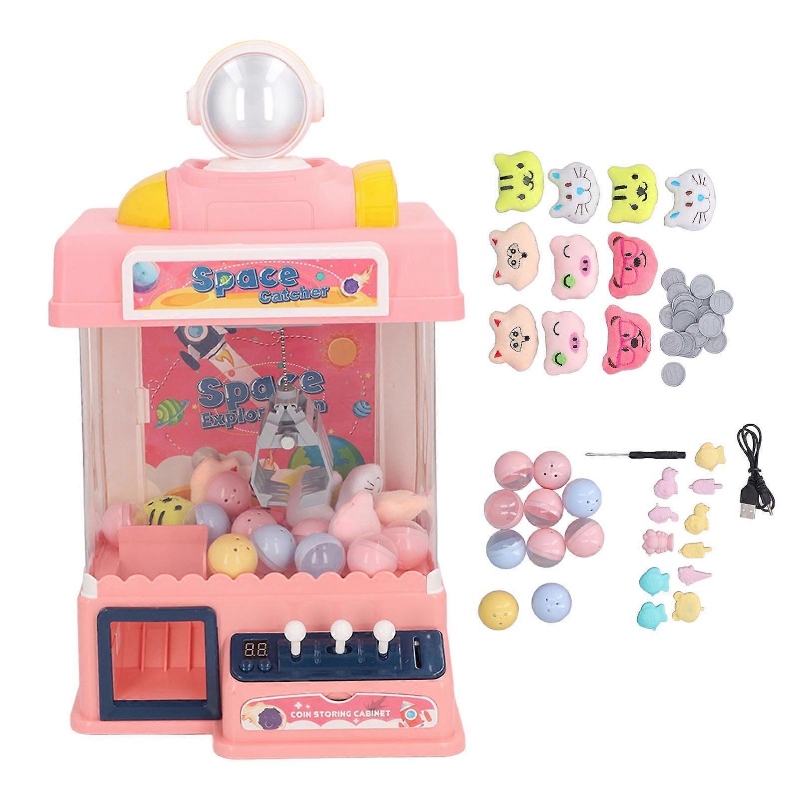 Mini Claw Machine Portable Sound Effect Cultivate Direction Balance Arcade Games Grabber Toy