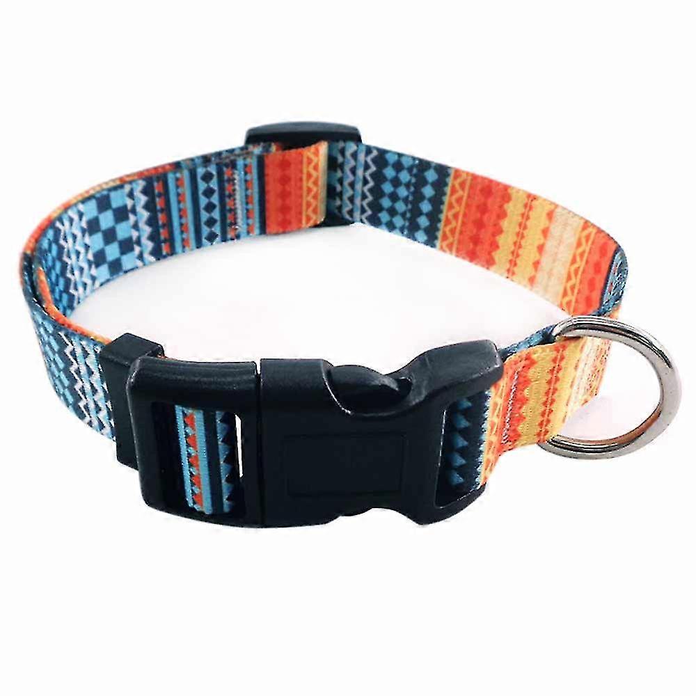 Small And Medium Printed Dog Collar