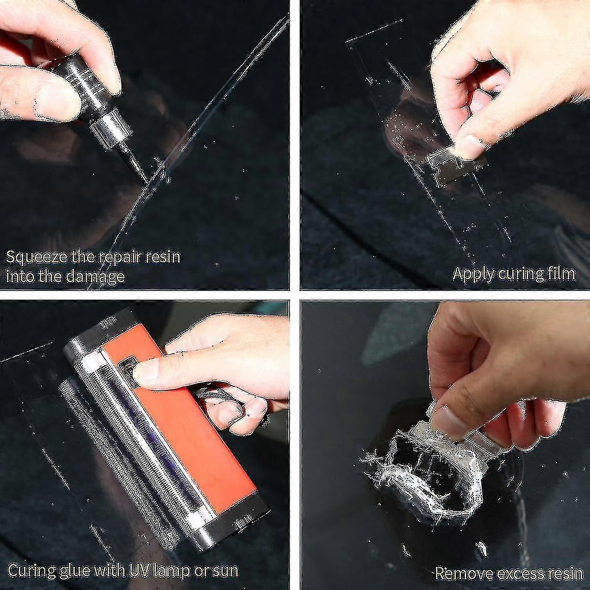 Auto Glass Scratch Crack Restore Tool - Oprava prasklého čelního skla automobilu