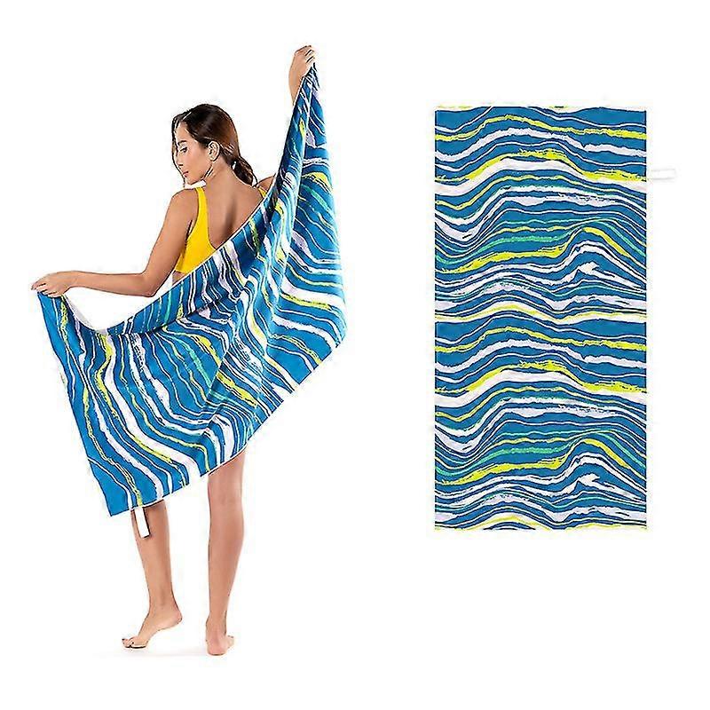 Microfiber Beach Towel Quick Drying Absorbent Lightweight Travel  Bath Towels