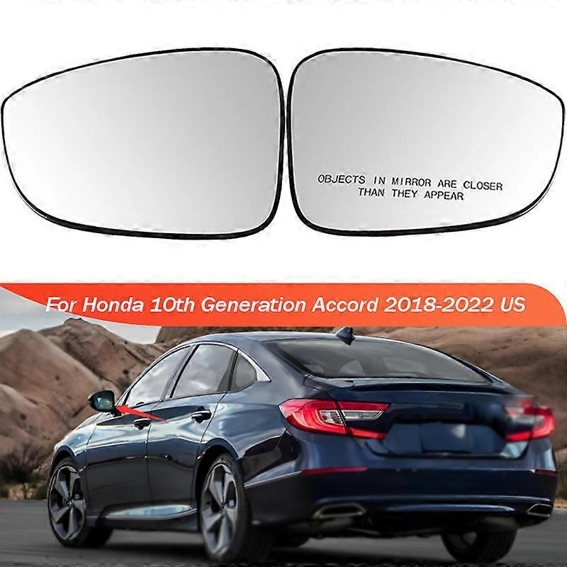 Rearview Lenses Mirror Side Mirror Reflective Lens Glass For Honda 10th Generation Accord 2018-2022 US Version With Heating