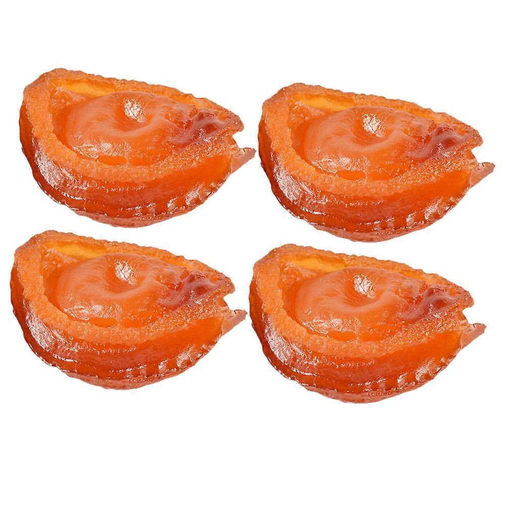 4pcs Simulation Abalone Model Seafood Abalone Props Abalone Shape Display Props