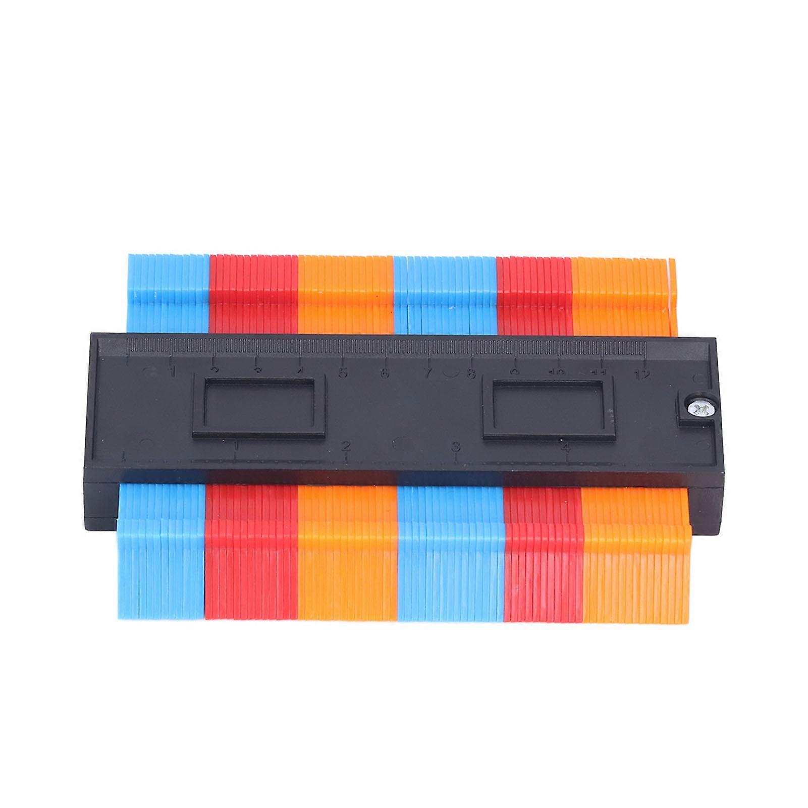 5in Contour Ruler Irregular Shape Tracing Template Multifunctional Profiling Duplication Gauge YEMAA