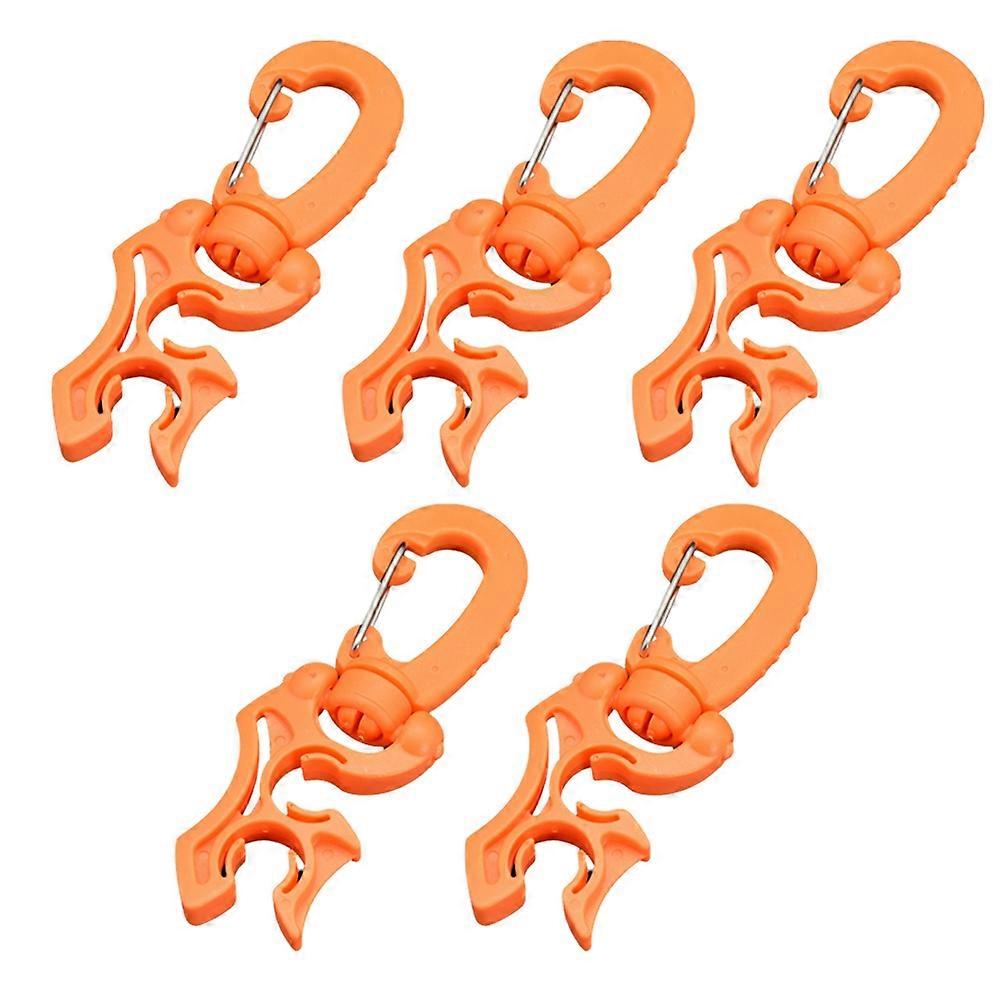 Diving Spare Second-Stage Quick Release Buckle BCD Breathing Regulator Pipe Clamp Low-Pressure Pipe Clamp Hose Hook C