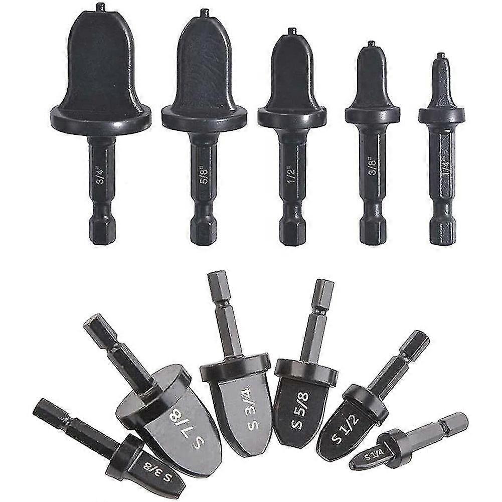 Hex Handle Air Conditioner Copper Pipe Swaging Tool, Swaging Tool Drill Bit Set Tube Flaring Tool E