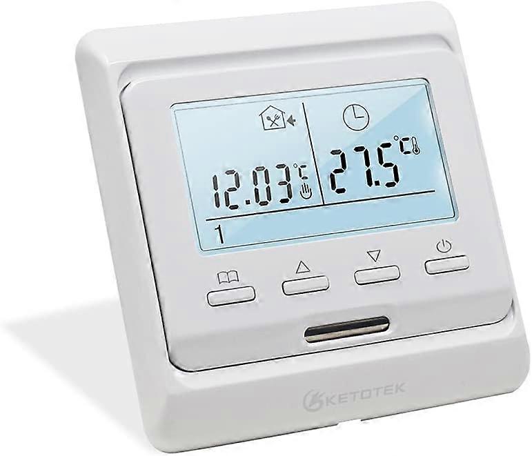 Programmable Thermostat Floor Heating Digital Water 3A Room