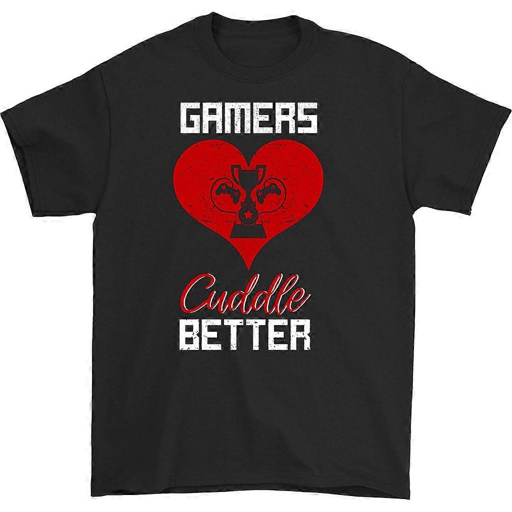 Gamers Cuddle Better T-shirt