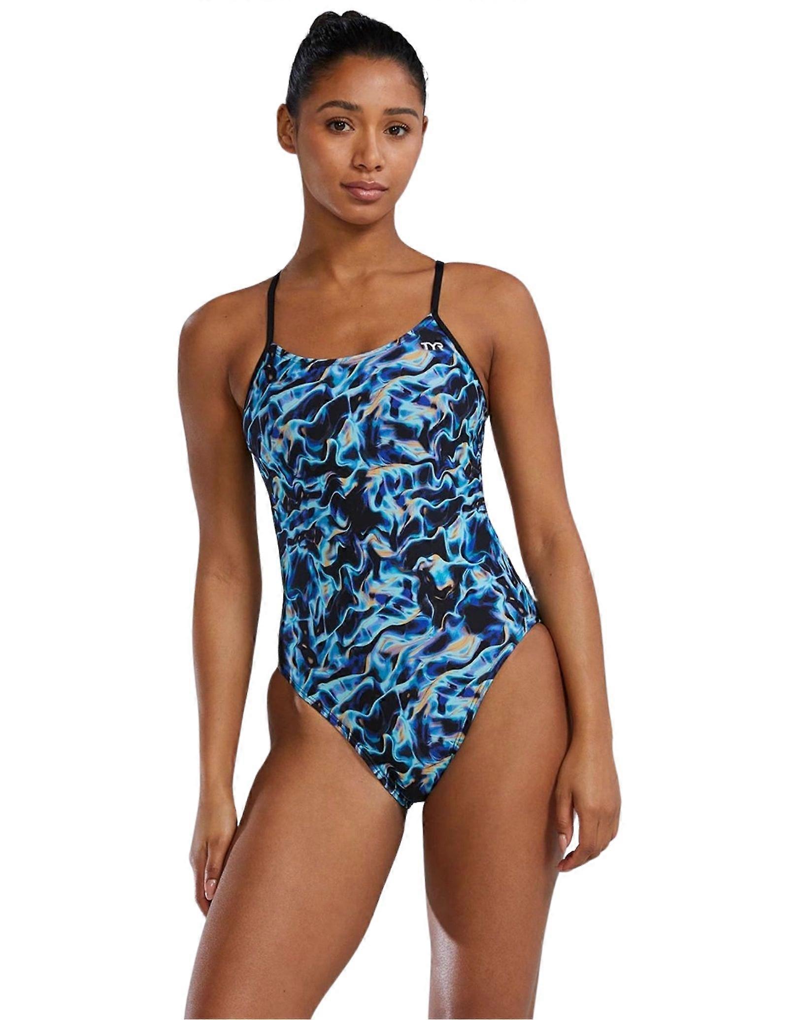 TYR Energia Durafast Elite Cutoutfit 泳衣 - 蓝色