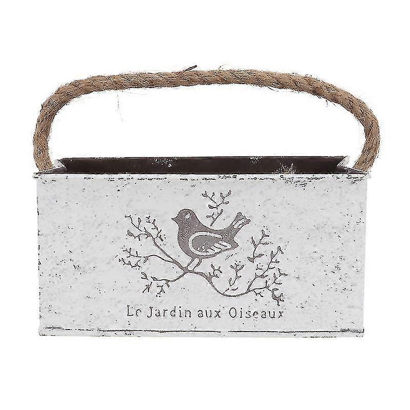 1pcs Iron Flowerpot For Desk Hotel Room