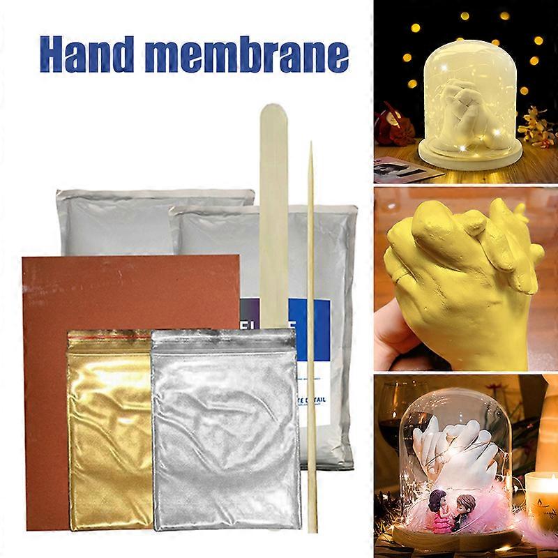 Hand Mold Set Souvenir Casting Set DIY Plaster Casting Kit Handprint Keepsake Growth Memorials Mold For Home DIY