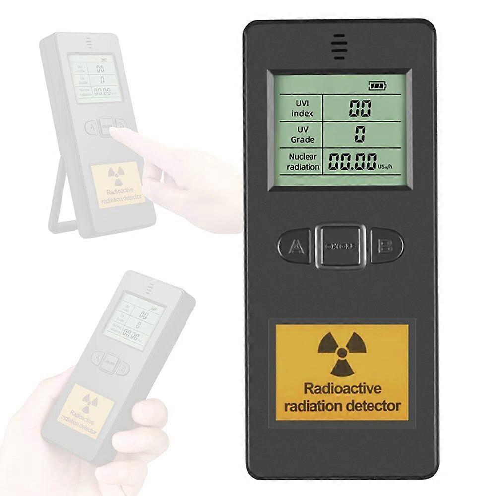 Handheld Portable Nuclear Radiation Detector Household LCD Display Laboratory Multi-function Radioactive Radiation Tester