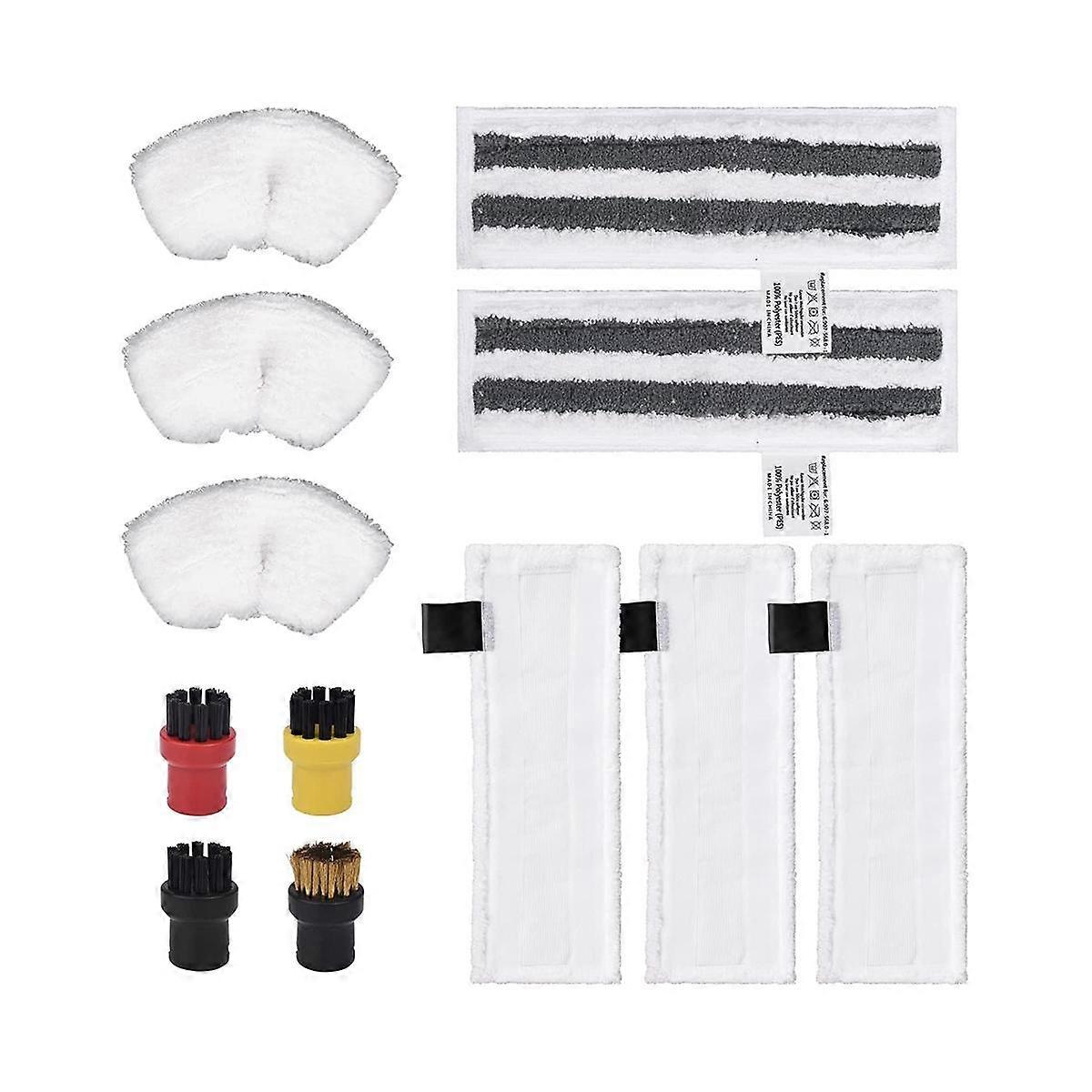 12 Piece Microfibre Cloth Set, Accessory Compatible for Steam Cleaner Easyfix SC2 SC3 SC4 SC5